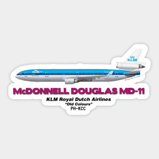 McDonnell Douglas MD-11 - KLM Royal Dutch Airlines "Old Colours" Sticker